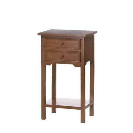 HIGHKEY Natural Wooden Side Table LR130998